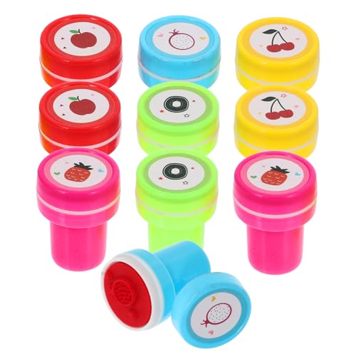 Sosoport 10 Stück Kinderstempel süße Obststempel DIY zubehör Belohnungsstempel für Obst-Party-Stempel Obst-Belohnungsmarken für Briefmarken Mini -Obstmarken PVC Sosoport 10 Stück Kinderstempel süße Obststempel DIY zubehör Belohnungsstempel für Obst-Party-Stempel Obst-Belohnungsmarken für Briefmarken Mini -Obstmarken PVC von Sosoport