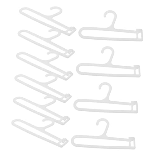 Sosoport 10 Stück Kleidung Aufbewahrung Puppen Kleiderständer aus Robustem Kunststoff Teilig Minimalistisches Design für Puppenkleidung und Accessoires Platzsparend für Puppenschrank und Sosoport 10 Stück Kleidung Aufbewahrung Puppen Kleiderständer aus Robustem Kunststoff Teilig Minimalistisches Design für Puppenkleidung und Accessoires Platzsparend für Puppenschrank und von Sosoport