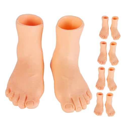 Sosoport 10 Stück Lustige Katzen Mini Fingerpuppen Für Den Linken Fuß Und Den Rechten Zeh Fingerpuppen Fingerfüße Handpuppe Winzige Fingerhände Fingerpuppen Für Babys Puppenbau Set von Sosoport