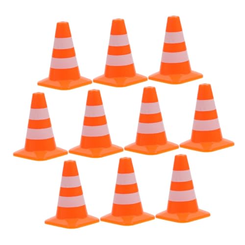 Sosoport 10 Stück Mini Verkehrskegel Realistische Verkehrszeichen für DIY Sandtisch und Mikrolandschaften für Eltern Interaktion und Verkehrssicherheitsspiel Sosoport 10 Stück Mini Verkehrskegel Realistische Verkehrszeichen für DIY Sandtisch und Mikrolandschaften für Eltern Interaktion und Verkehrssicherheitsspiel von Sosoport