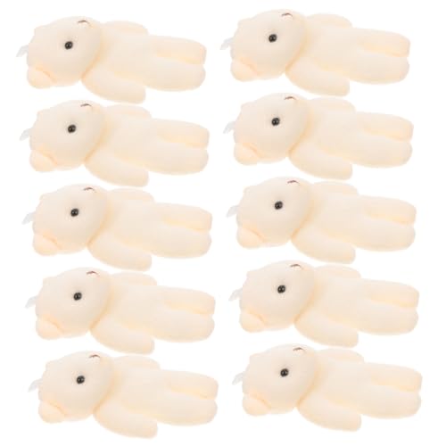Sosoport 10 Stück Pendellanzpuppe ausgestopfte Bären Masse Babys Rosa Bär Stofftier für Miniatur Kind Mini Plüschgefüllte Bären ausgestopfter Bär ausgestopftes PP Baumwolle Beige Sosoport 10 Stück Pendellanzpuppe ausgestopfte Bären Masse Babys Rosa Bär Stofftier für Miniatur Kind Mini Plüschgefüllte Bären ausgestopfter Bär ausgestopftes PP Baumwolle Beige von Sosoport