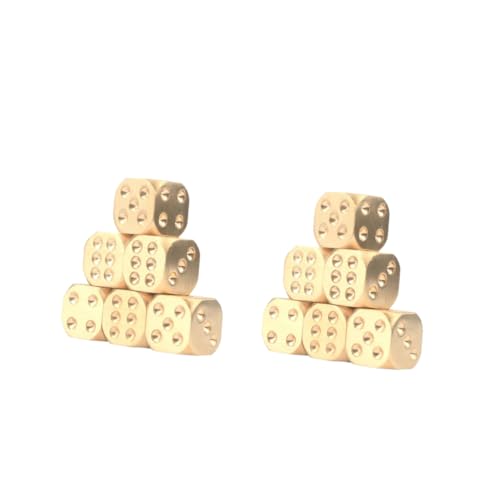 Sosoport 10 Stück Reinem Kupfer Handpolierte Metallspielwürfel für Kreative Spiele Mahjong und Glücksspiel für Partys und Tischspiele Sosoport 10 Stück Reinem Kupfer Handpolierte Metallspielwürfel für Kreative Spiele Mahjong und Glücksspiel für Partys und Tischspiele von Sosoport