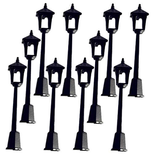 Sosoport 10 Stück Simuliertes Straßenlichtmodell klein Solar- winzige LED-Leuchten Modell Straßenlaternen Mini-Straßenlaternenmodell Straßenlaterne Mini Plastik Black Sosoport 10 Stück Simuliertes Straßenlichtmodell klein Solar- winzige LED-Leuchten Modell Straßenlaternen Mini-Straßenlaternenmodell Straßenlaterne Mini Plastik Black von Sosoport
