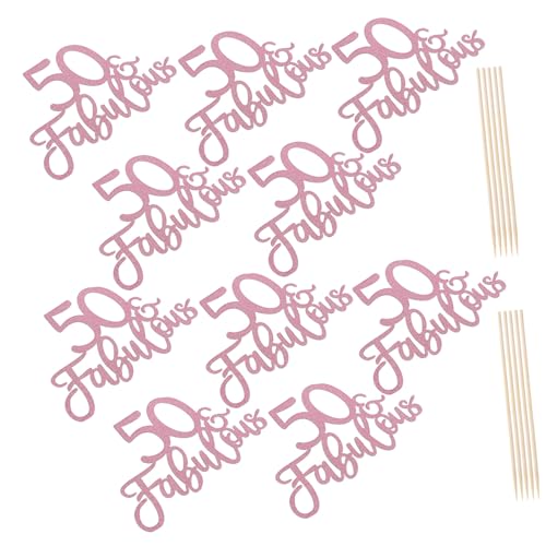 Sosoport 10 Stück Teiliges Fabulous Cake Toppers aus Papier und Holz Roségoldene Geburtstags und Hochzeits Jubiläumsdekoration Stabile Buchstaben für Kuchen Vielseitig für Partys und Feiern Sosoport 10 Stück Teiliges Fabulous Cake Toppers aus Papier und Holz Roségoldene Geburtstags und Hochzeits Jubiläumsdekoration Stabile Buchstaben für Kuchen Vielseitig für Partys und Feiern von Sosoport