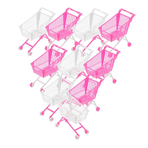 Sosoport 10 Stück Teiliges Miniatur Einkaufswagen Realistisches Puppenhaus Möbel Kunststoff Mini Supermarktwagen und Weiß Kindgerechtes für Rollenspiele und Lernförderung Sosoport 10 Stück Teiliges Miniatur Einkaufswagen Realistisches Puppenhaus Möbel Kunststoff Mini Supermarktwagen und Weiß Kindgerechtes für Rollenspiele und Lernförderung von Sosoport