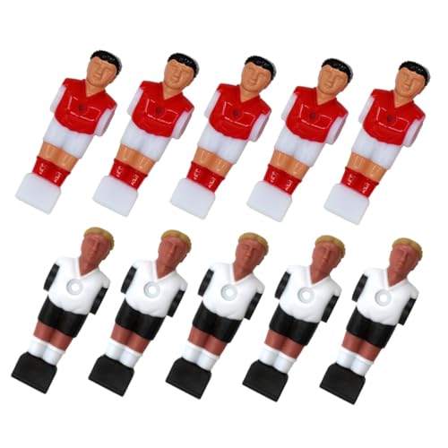 Sosoport 10 Stück Tischfußball-Maschinenpuppe Zubehör Spieler Kickerbälle ersetzen Kicker Ersatzgriffe Mini -Fußball Teile Tischfußballfiguren Ersatz-Fußballer Kicker-Ersatzteil Plastik Sosoport 10 Stück Tischfußball-Maschinenpuppe Zubehör Spieler Kickerbälle ersetzen Kicker Ersatzgriffe Mini -Fußball Teile Tischfußballfiguren Ersatz-Fußballer Kicker-Ersatzteil Plastik von Sosoport