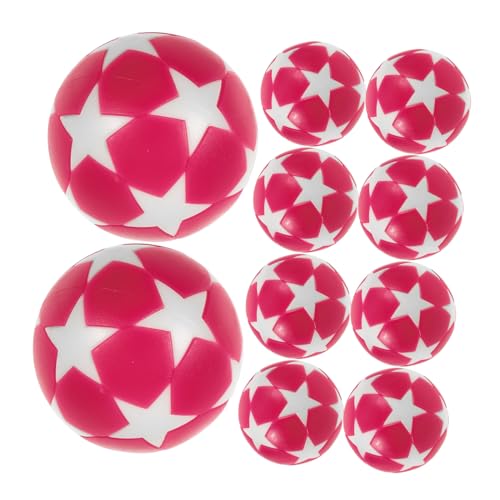 Sosoport 10 Stück Zubehör Für Fußballmaschinen Tisch Teil Fußballspiele Fußballbälle Mini Fußball-spielball Desktop-fußballzubehör Foosballball Fußball Ball Harz von Sosoport