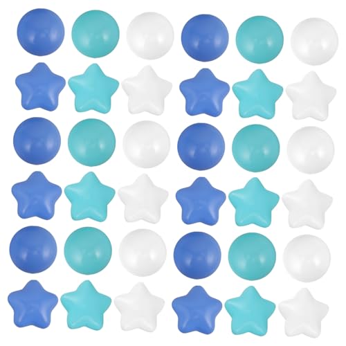 Sosoport 100 Stück Bunte Meeresbälle Bällebad Sterne Kugelschreiber kehrteproofballpit zurück Bälle für Bällebad Kugel für Ballgrube Blaue Bällebadbälle Plastik Sosoport 100 Stück Bunte Meeresbälle Bällebad Sterne Kugelschreiber kehrteproofballpit zurück Bälle für Bällebad Kugel für Ballgrube Blaue Bällebadbälle Plastik von Sosoport