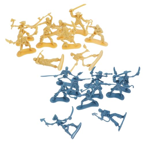 Sosoport 100 Stück Modell Eines Piratensoldaten Winzige Leute Piratenkrieger Spielzeugfiguren Dekorieren Piratenkram Mini-People-Modelle Kleines Soldatenmodell Piratenspielzeug Plastik von Sosoport