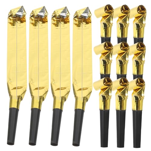 Sosoport 100 Stück Party Schwarz Gold Einfache Handhabung Lebendige Geburtstagsdeko Vielseitig für Feiern Schnelle Partyatmosphäre für Geburtstage und Festlichkeiten von Sosoport