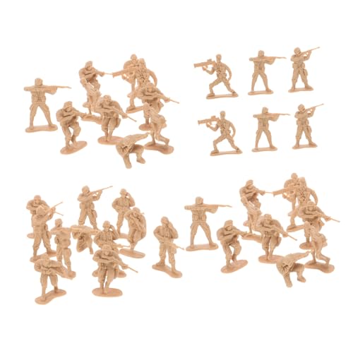 Sosoport 100 Stück Soldaten Figuren Teiliges Militärspielzeug aus Realistische Deko für Schreibtisch Garten und Zuhause Miniaturmodelle für Rollenspiele und Sammlungen Sosoport 100 Stück Soldaten Figuren Teiliges Militärspielzeug aus Realistische Deko für Schreibtisch Garten und Zuhause Miniaturmodelle für Rollenspiele und Sammlungen von Sosoport