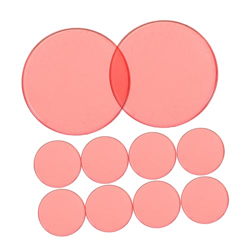 Sosoport 100 Stück Transparente Bingo Chips Zählmarker für Frühe Bildung Mathematische und Spielaktivitäten für Lernspiele und Belohnungen von Sosoport