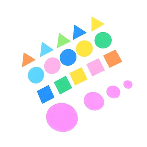 Sosoport 1000Stücke Selbstklebende Geometrische Schaumfiguren Aufkleber für Kognitive Entwicklung von Kindern für Karten und Scrapbooking Lehrreiche Bastelmaterialien Sosoport 1000Stücke Selbstklebende Geometrische Schaumfiguren Aufkleber für Kognitive Entwicklung von Kindern für Karten und Scrapbooking Lehrreiche Bastelmaterialien von Sosoport