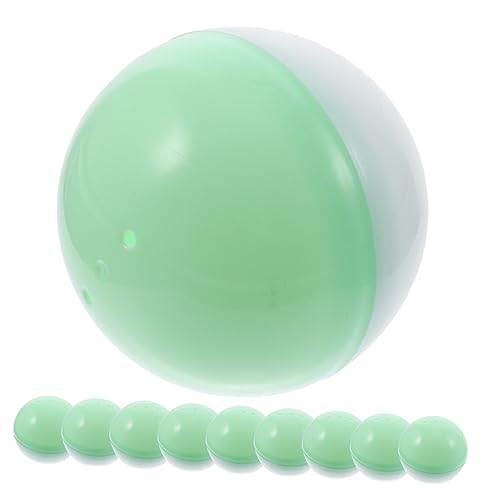 Sosoport 10Stücke Befüllbare Kapseln Transparente Kunststoffbälle mit Luftlöchern Vielseitig Einsetzbar für Ostereier Partygeschenke und Dekoration Zufällige Farben von Sosoport