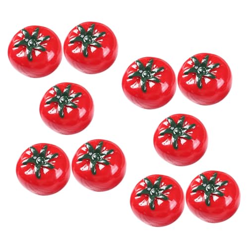 Sosoport 10 Stück Künstliche Kleiner Tomaten Deko für Kinder Lebensechte Simulationstomaten aus Harz für Puppenhaus Tischdeko und Szenenbilder Sosoport 10 Stück Künstliche Kleiner Tomaten Deko für Kinder Lebensechte Simulationstomaten aus Harz für Puppenhaus Tischdeko und Szenenbilder von Sosoport