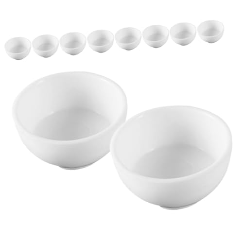 Sosoport 10Stücke Mini Schalen für Puppenhäuser Kunststoffschüsseln für Rollenspiele Zubehör zur Dekoration von Mini Küchen Kreative Mikroszenen und Sosoport 10Stücke Mini Schalen für Puppenhäuser Kunststoffschüsseln für Rollenspiele Zubehör zur Dekoration von Mini Küchen Kreative Mikroszenen und von Sosoport