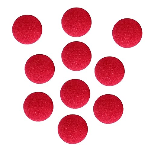 Sosoport 10Stücke Rote Clown aus Klassische Clown Requisiten für Karneval Halloween Cosplay und Kostümpartys Rollenspiele und Magische Auftritte von Sosoport