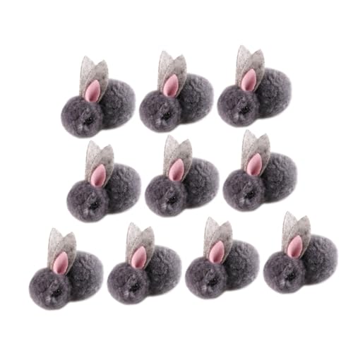 Sosoport 10Stücke Süße Kleine Plüschhasen Kaninchenpuppe Für DIY Basteln Perfektes Zubehör Zum Dekorieren Von Kleidung Und Taschen Für Bastelfreunde von Sosoport