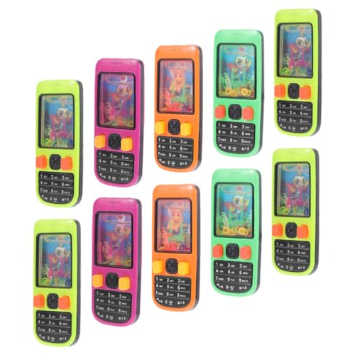 Sosoport 10Stücke Wasserring Wurfspielzeug für Handheld Wasserspiel Partyspielzeug für Geburtstagsfeiern Fördert Farben und Koordinationsfähigkeiten für Garten von Sosoport