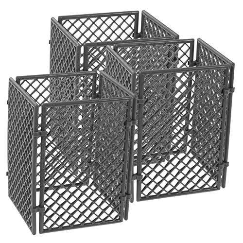 Sosoport 12 Blatt Militärisches Zaun Set Teiliges DIY Zubehör für Langlebigem Kunststoff für Sandkasten und Rollenspiele Elegantem Tiefgrau Sosoport 12 Blatt Militärisches Zaun Set Teiliges DIY Zubehör für Langlebigem Kunststoff für Sandkasten und Rollenspiele Elegantem Tiefgrau von Sosoport