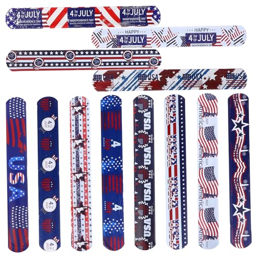 Sosoport 12 Stück Kinderhandgelenkspielzeug Schlagarmband Fürs Handgelenk Slap -armband 80er Schlagarmbänder Party Gefälligkeiten Patriotische Parteibevorzugung Pvc Sosoport 12 Stück Kinderhandgelenkspielzeug Schlagarmband Fürs Handgelenk Slap -armband 80er Schlagarmbänder Party Gefälligkeiten Patriotische Parteibevorzugung Pvc von Sosoport