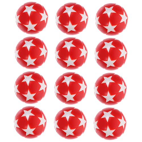 Sosoport 12 Stück Mini Fünf-Sterne-Fußball Fußballspiel Fußballparty Turnier-Fußballbälle Fußballtischspiel Tischfußballkugeln Schreibtischfußball-Ersatz Zubehör für Tischfußball Plastik Sosoport 12 Stück Mini Fünf-Sterne-Fußball Fußballspiel Fußballparty Turnier-Fußballbälle Fußballtischspiel Tischfußballkugeln Schreibtischfußball-Ersatz Zubehör für Tischfußball Plastik von Sosoport