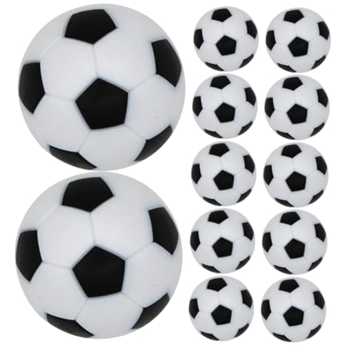 Sosoport 12 Stück Mini Tischfußball Bälle Austauschbare Zubehörteile für Tischfußballspiele Fußball für Erwachsene Spielabende und Partys von Sosoport