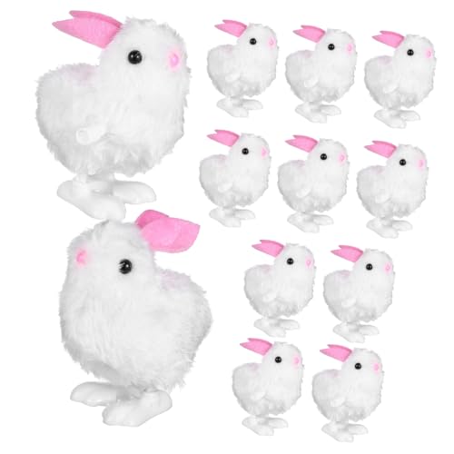 Sosoport 12 Stück Plüschtier Springen Kleiner ausgestopfter Hase Plüschhasen Hüpfen Uhrwerk-Hase Spielzeugkaninchen Hase aufziehen Mini -Kaninchen Kinderspielzeug Plastik Sosoport 12 Stück Plüschtier Springen Kleiner ausgestopfter Hase Plüschhasen Hüpfen Uhrwerk-Hase Spielzeugkaninchen Hase aufziehen Mini -Kaninchen Kinderspielzeug Plastik von Sosoport