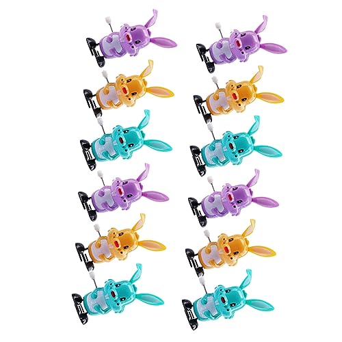 Sosoport 12 Stück Aufziehspielzeug Kaninchen für Kinder Bunte Osterhasen Spielzeuge Kleiner Laufspielzeuge für Ostern Party Sosoport 12 Stück Aufziehspielzeug Kaninchen für Kinder Bunte Osterhasen Spielzeuge Kleiner Laufspielzeuge für Ostern Party von Sosoport