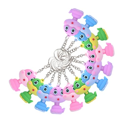 Sosoport 12 Stück Teiliges Schlüsselanhänger set mit Niedlichen Schlangenmotiven Bunte Taschenanhänger Vielseitige Schlüsselhalter Praktische und Dekorative Accessoires für Alltag und Sosoport 12 Stück Teiliges Schlüsselanhänger set mit Niedlichen Schlangenmotiven Bunte Taschenanhänger Vielseitige Schlüsselhalter Praktische und Dekorative Accessoires für Alltag und von Sosoport
