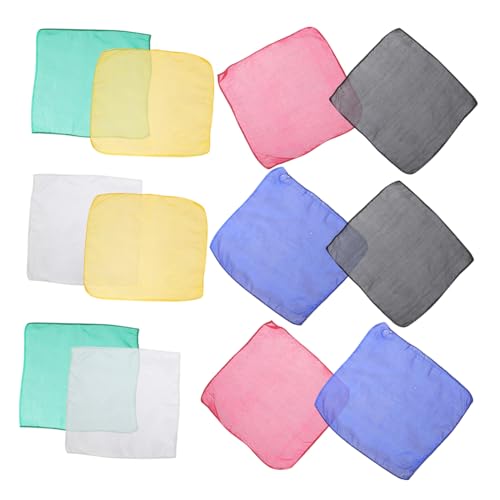 Sosoport 12 Stück Teiliges Trick Magisches Chiffontuch für Bühnenauftritte Vielseitige Verwendung Farben Gemischt für Jonglage Tanz und Mehr Sosoport 12 Stück Teiliges Trick Magisches Chiffontuch für Bühnenauftritte Vielseitige Verwendung Farben Gemischt für Jonglage Tanz und Mehr von Sosoport