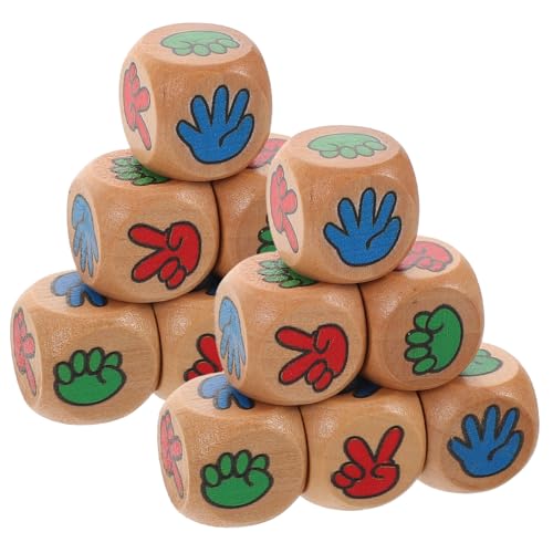 Sosoport 12 Stück Würfel erraten Mahjong-Würfel Taschenwürfel Zubehör für Brettspiele hölzern Sosoport 12 Stück Würfel erraten Mahjong-Würfel Taschenwürfel Zubehör für Brettspiele hölzern von Sosoport