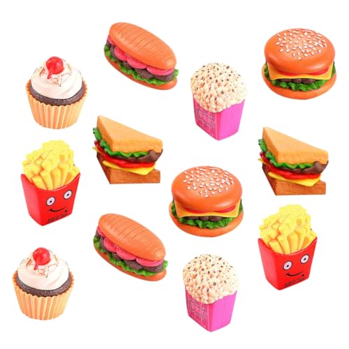 Sosoport 12-teiliges Set Simulierter Hamburger-Hotdog Fast-Food-spielset Für Kleinkinder Spielküchenzubehör Gefälschtes Rollenspiel-Essen Plastikspielzeug Für Kleinkinder Küche Spielset PVC Sosoport 12-teiliges Set Simulierter Hamburger-Hotdog Fast-Food-spielset Für Kleinkinder Spielküchenzubehör Gefälschtes Rollenspiel-Essen Plastikspielzeug Für Kleinkinder Küche Spielset PVC von Sosoport