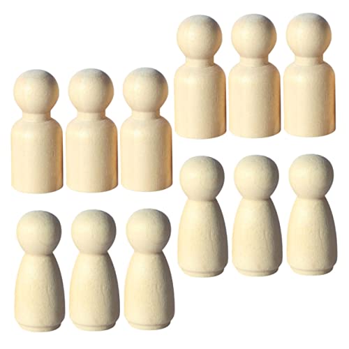 Sosoport 12Stücke DIY Holzpuppen Mikrolandschaft Figuren für Sandtischdekoration Holzfiguren zum Basteln und Gestalten Zubehör für Puppenhaus und Kreative Projekte Sosoport 12Stücke DIY Holzpuppen Mikrolandschaft Figuren für Sandtischdekoration Holzfiguren zum Basteln und Gestalten Zubehör für Puppenhaus und Kreative Projekte von Sosoport