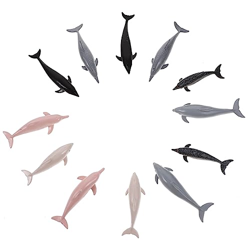 Sosoport 12 Stücke Kleiner Delfin Modelle aus Kunststoff Simulierte Delfinfiguren für Kinder Realistische Meerestier Dekoration Pädagogisches Spielzeug für Projekte und Lernen Sosoport 12 Stücke Kleiner Delfin Modelle aus Kunststoff Simulierte Delfinfiguren für Kinder Realistische Meerestier Dekoration Pädagogisches Spielzeug für Projekte und Lernen von Sosoport
