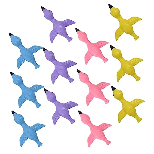Sosoport 12Stücke Teiliges Flamingo Finger Schleudern Lustiges Elastisches Kinderspielzeug für Spiele mit Freunden Sicher und für Partys und von Sosoport