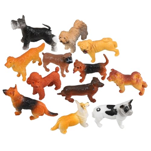 Sosoport Kleiner Hundefiguren 12 Stück Realistische Kunststoff Welpen Figuren für Kinder Hundespielzeug und Deko für Tischdekoration und Kleiner Garten Sosoport Kleiner Hundefiguren 12 Stück Realistische Kunststoff Welpen Figuren für Kinder Hundespielzeug und Deko für Tischdekoration und Kleiner Garten von Sosoport