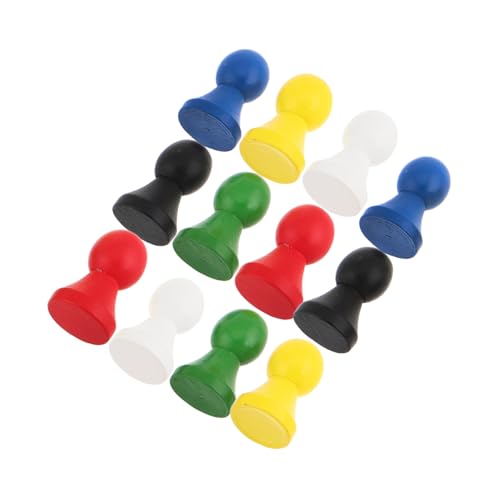 Sosoport 12pcs Hölzerne Schachstücke Turnier Holzschalben Nur King Figuren Schachspiel Bauern von Sosoport