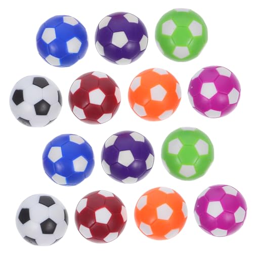 Sosoport 14 Stück Teiliges Tischfußball Ersatzball Mini Kickerbälle Bunte Tischkicker Bälle für Indoor Familien-Spiel Zubehör Fußball Kickertisch von Sosoport