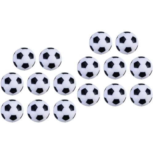 Sosoport 16 STK Tischfußballball Desktop-Zubehör Fußball aus Schaumstoff Outdoor-Zubehör Multi Fußballbälle Fußball Ball Mini-Ersatzfußbälle ersetzen Kleiner Ball von Sosoport