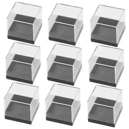 Sosoport 18 Stück Teiliges Transparente Acrylbox für Mineralien Sammlungsbox für Mineralproben und Edelsteine Robuste Aufbewahrungslösung für Sammler und Aussteller von Sosoport