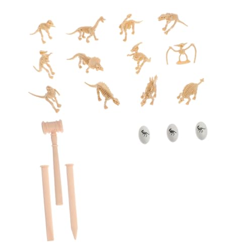 Sosoport 18 Teiliges Dinosaurierskelett Ausgrabung Wissenschaftliche Bildung Skelett Für Dinosaurier Dinosaurier Archäologisches Kinderspielzeug Dinosaurier Skelette von Sosoport
