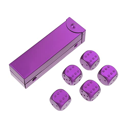Sosoport 1Satz Aluminium Würfelstützen für Partys und Festivals Leichte und Langlebige Spielwürfel aus Aluminiumlegierung für Bar und Ktv Spiele Verarbeitung von Sosoport
