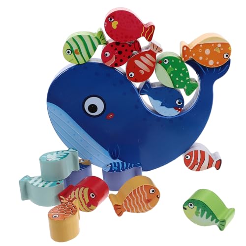 Sosoport 1Satz Balancierendes Holzspielzeug Tierform Pädagogisches Lernspielzeug für Kleinkinder Stapelspielzeug Kreativität und Hand Auge Koordination Interaktive Spiele von Sosoport