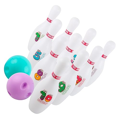 Sosoport 1Satz Bowling Interaktives Kegelspiel Für Drinnen Sportspielzeug Für Jahre Und Bowlingbälle Fördert Die Motorischen Fähigkeiten Sosoport 1Satz Bowling Interaktives Kegelspiel Für Drinnen Sportspielzeug Für Jahre Und Bowlingbälle Fördert Die Motorischen Fähigkeiten von Sosoport