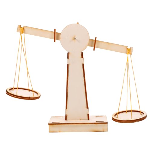 Sosoport 1Satz DIY Holzwaage für Kognitives Lernspielzeug aus Holz Fördert Kreativität und Motorik für Wissenschaftliche Experimente und Gleichgewichtsübungen von Sosoport