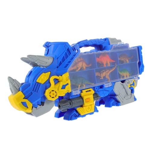 Sosoport 1Satz Dinosaurier Spielzeugset Mit Triceratops Kampfwagen Interaktivem Für Kleinkinder Dino Modell Mit Schussfunktion Kinderspielzeug Für Jungen Dinosaurier Box Fördert von Sosoport