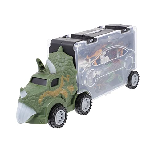Sosoport 1Satz Dinosaurierförmiger LKW für Bunten Tieren und Aufbewahrung für Kreatives Lernen und Spielspaß für Jungen Jahren von Sosoport