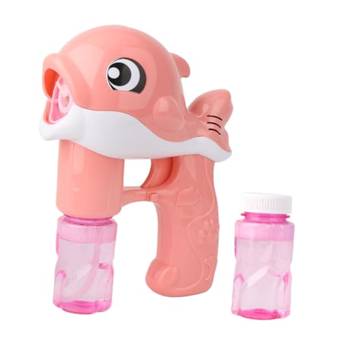 Sosoport 1Satz Elektrische Blasenpistole Für Dolphin Bubble Maker Mit Licht Und Musik Seifenblasenmaschine Flaschen Blasenlösung Für Drinnen Und Draußen von Sosoport