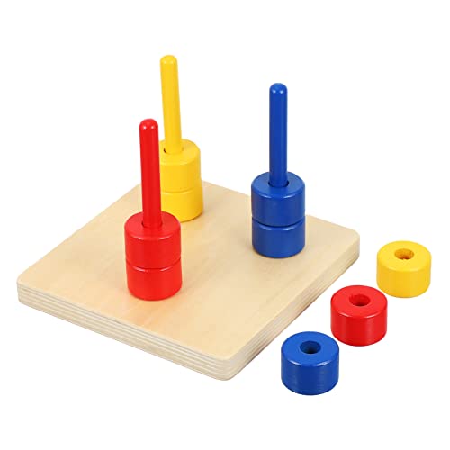 Sosoport 1satz Farbenfrohe Kognitive Spielringe Für Kleinkinder Lernspielzeug Feinmotorik Und Problemlösungsfähigkeiten Teilige Mit Sicheren Glatten Oberflächen Für Unbedenkliches von Sosoport